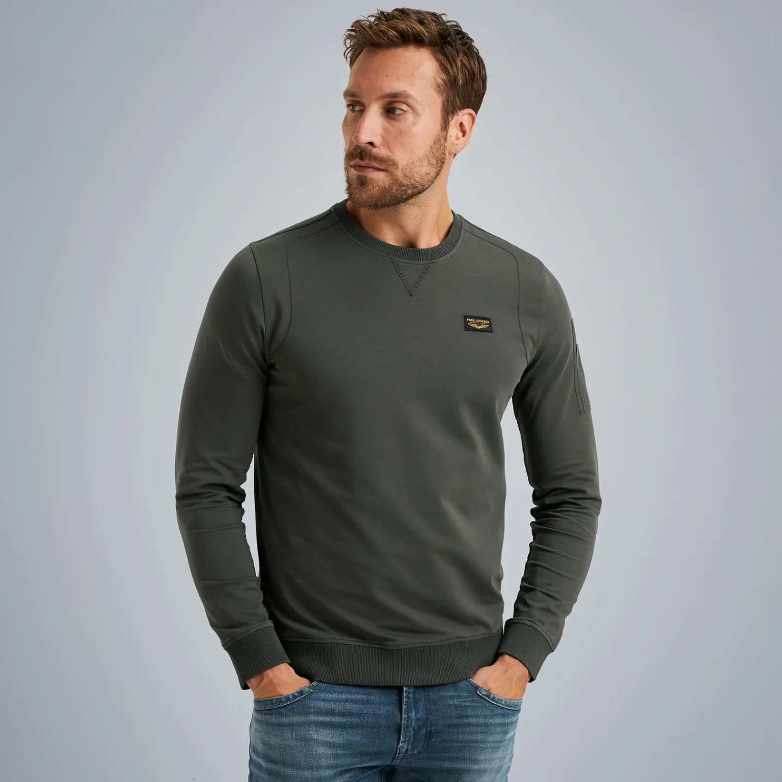 PME Legend Tops*Airstrip Sweater Brown
