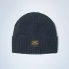 PME Legend *Beanie In A Cotton Blend Blue
