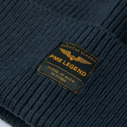 PME Legend *Beanie In A Cotton Blend Blue