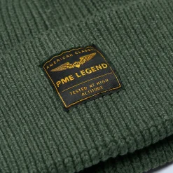 PME Legend *Beanie In A Cotton Blend Green