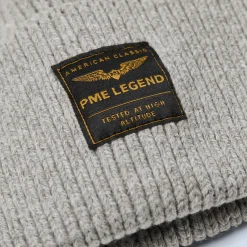 PME Legend *Beanie In A Cotton Blend Grey