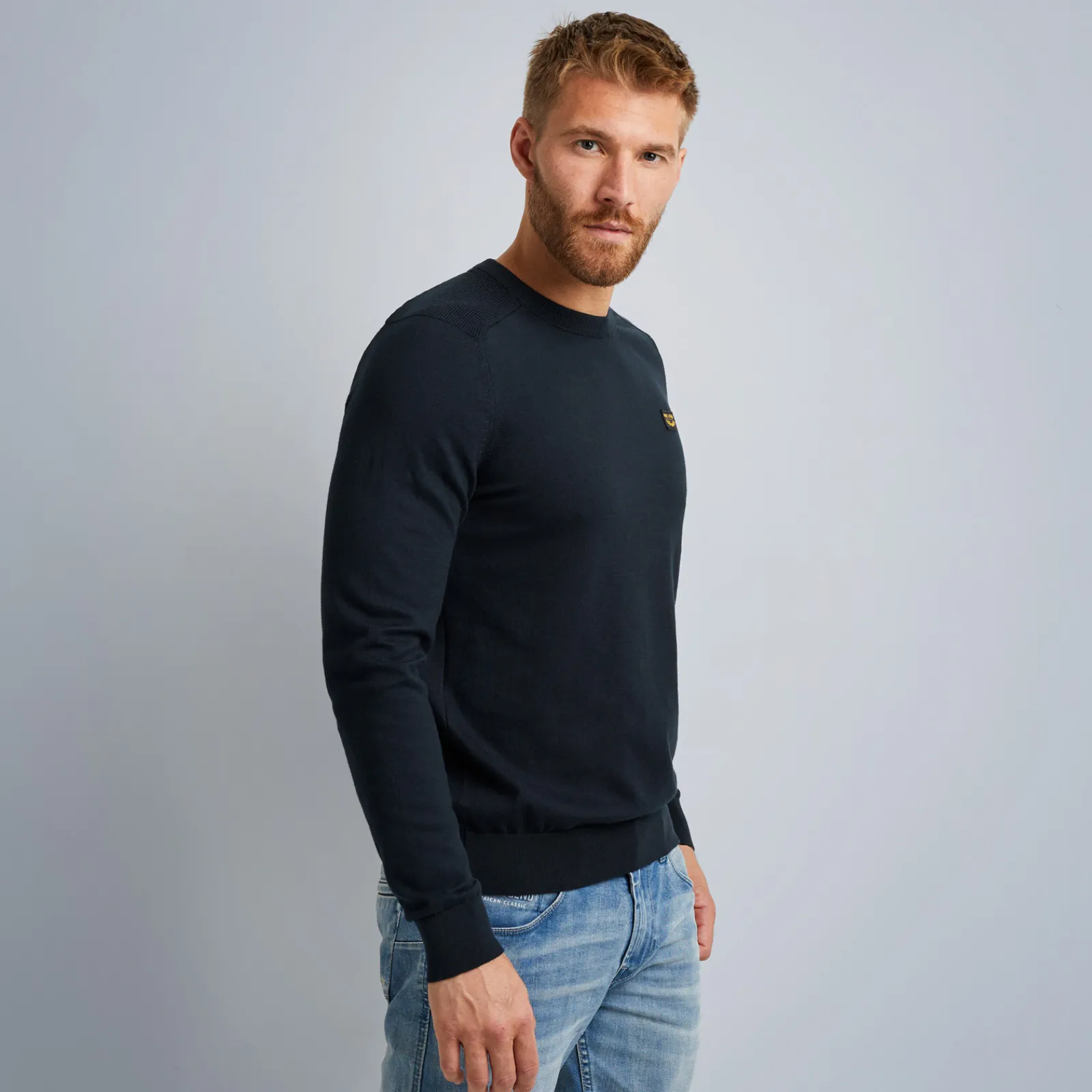 PME Legend Tops*Buckley Knitwear Blue