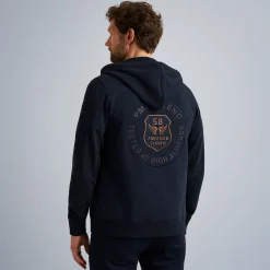 PME Legend Tops*Button Jacket Jacquard Interlock Blue