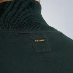 PME Legend Tops*Cardigan In A Material Mix Green