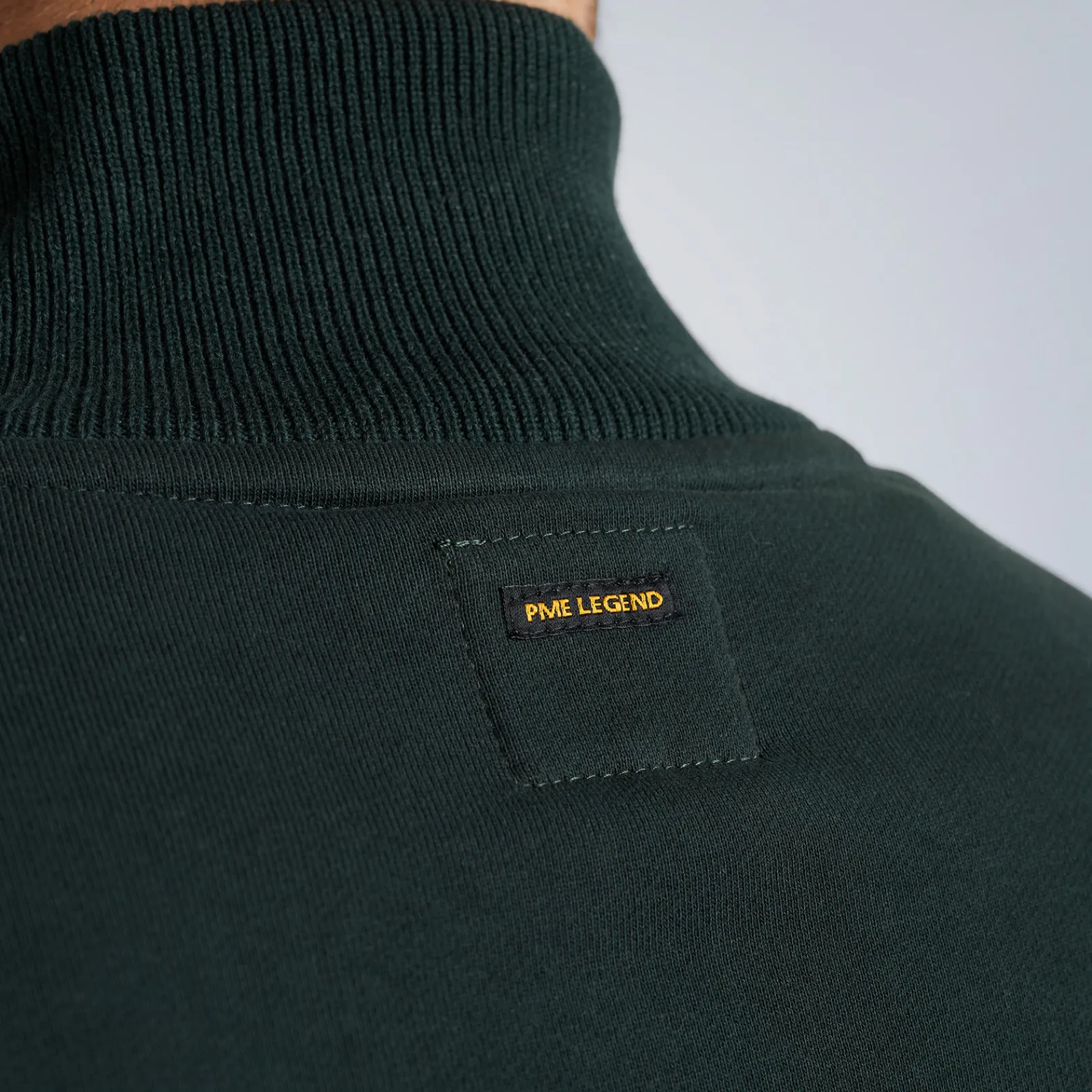PME Legend Tops*Cardigan In A Material Mix Green