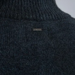 PME Legend Tops*Cardigan In Wool Blend Blue