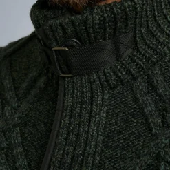 PME Legend Tops*Cardigan In Wool Blend Green
