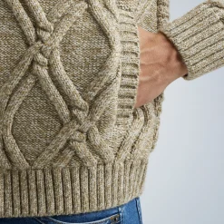 PME Legend Tops*Cardigan In Wool Blend Grey