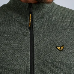 PME Legend Tops*Cardigan With Zipper Green