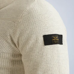 PME Legend Tops*Cardigan With Zipper Beige