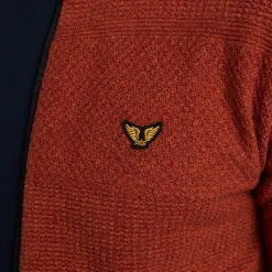 PME Legend Tops*Cardigan With Zipper Red