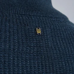PME Legend Tops*Cardigan With Zipper Blue