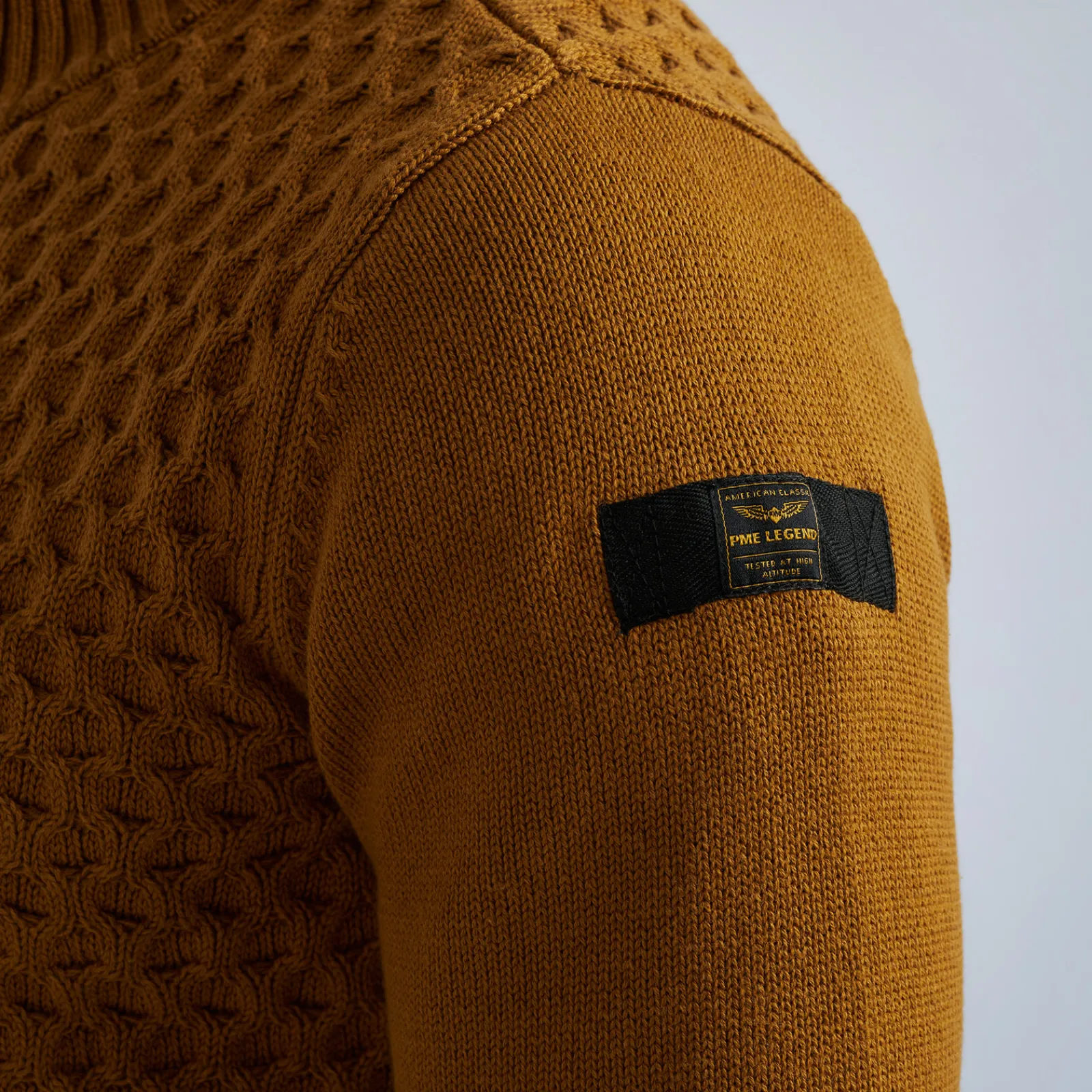 PME Legend Tops*Cardigan With Zipper Closure Brown