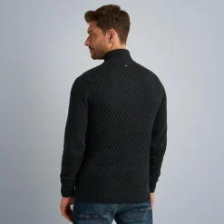 PME Legend Tops*Cardigan With Zipper Closure Grey