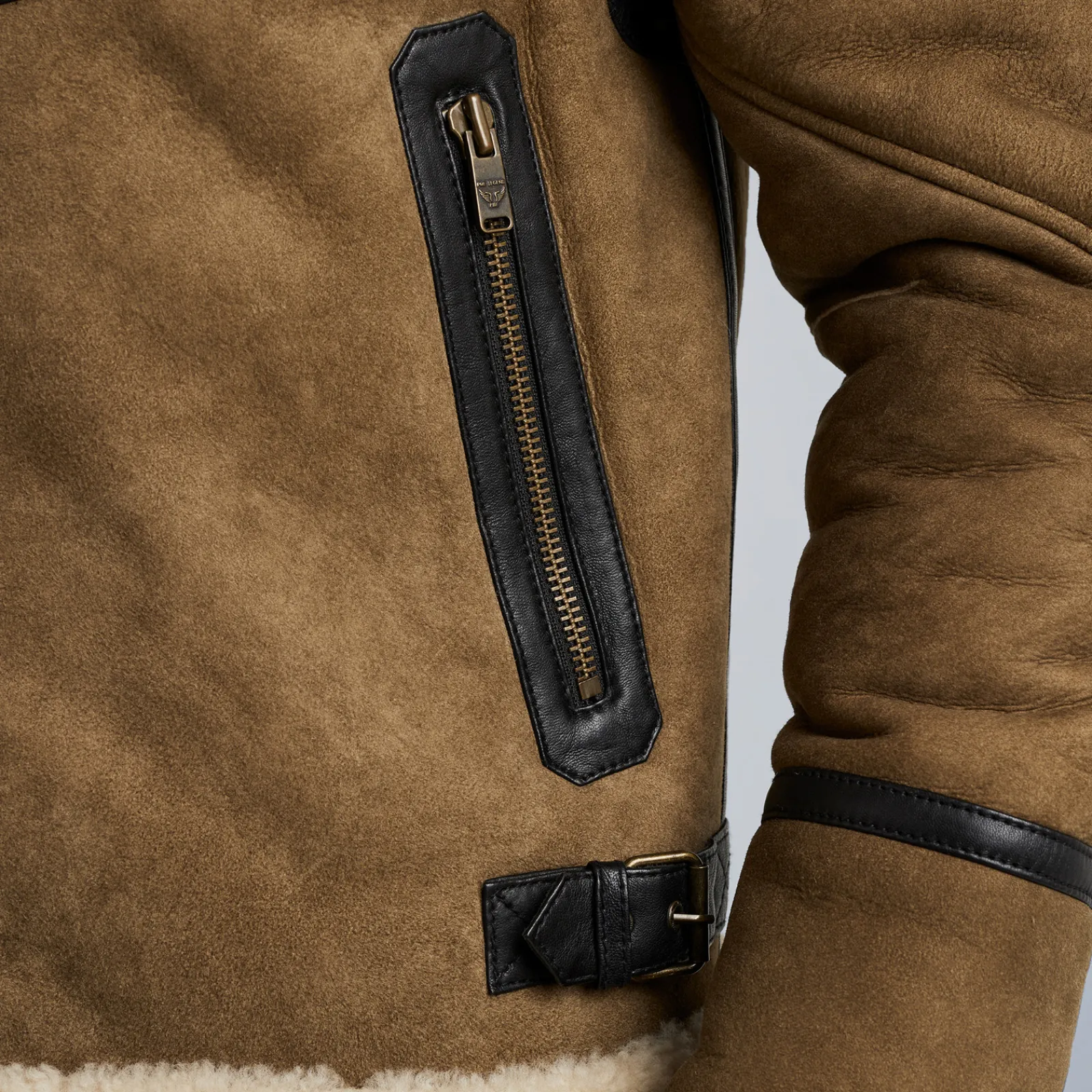 PME Legend Jackets*Ceptor Leather Jacket Kaki
