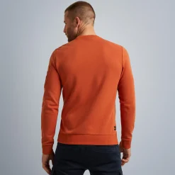 PME Legend Tops*Crewneck Interlock Light Sweat Orange