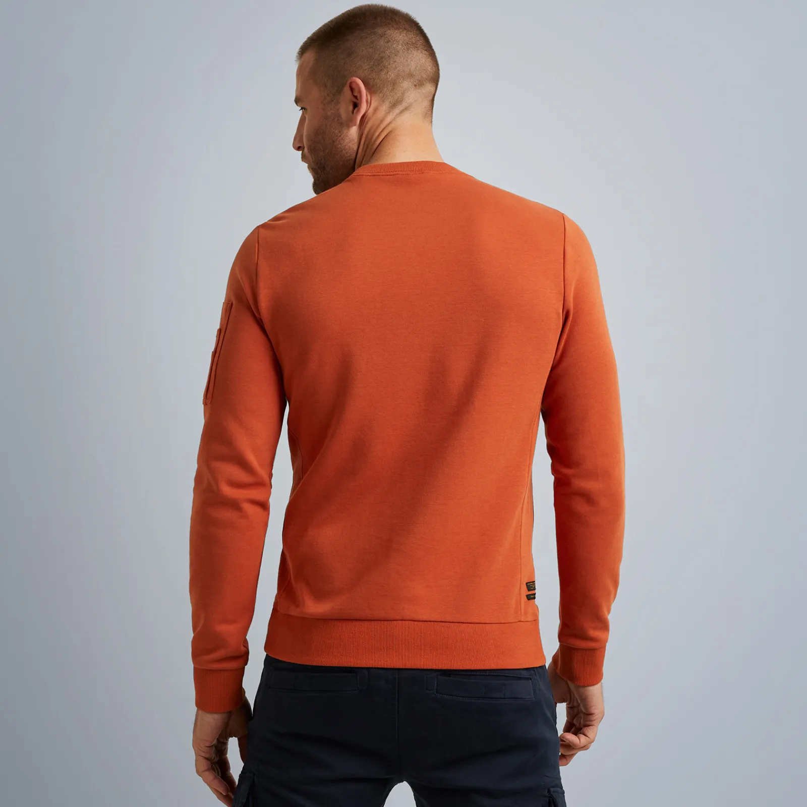 PME Legend Tops*Crewneck Interlock Light Sweat Orange