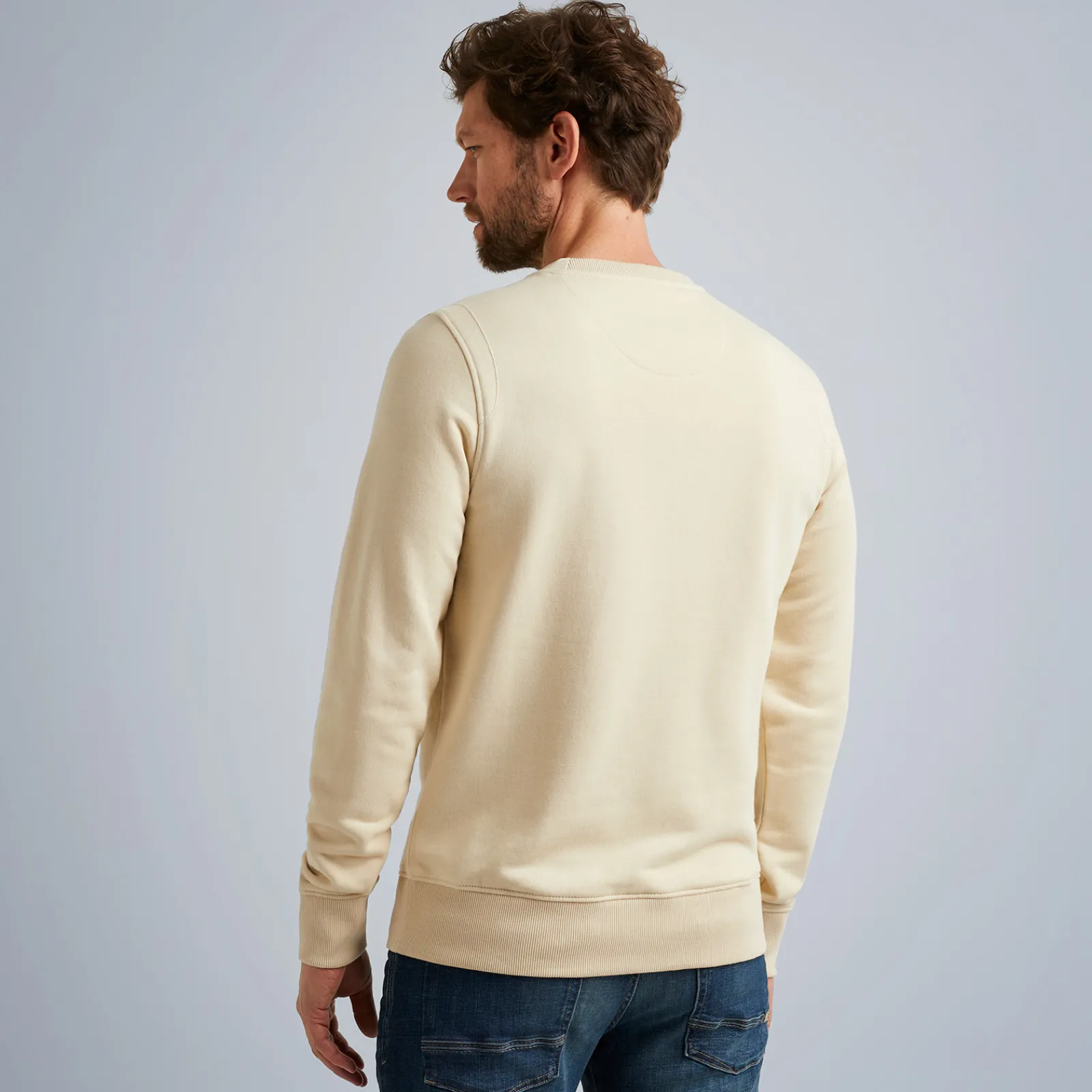 PME Legend Tops*Crewneck Soft Terry Beige