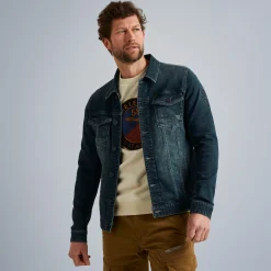 PME Legend Jackets*Denim Jacket With Comfort Stretch Green
