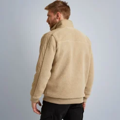 PME Legend Tops*Fleece Jacket In Sherpa Brown