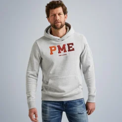 PME Legend Tops*Hooded Soft Brush Terry Grey