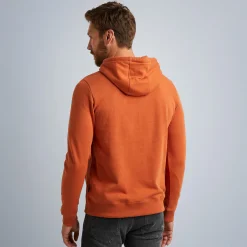 PME Legend Tops*Hoodie In Terry Fabric Orange