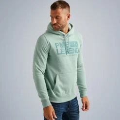 PME Legend Tops*Hoodie In Terry Fabric Green