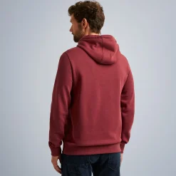 PME Legend Tops*Hoodie In Terry Fabric Red