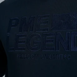PME Legend Tops*Hoodie In Terry Fabric Blue