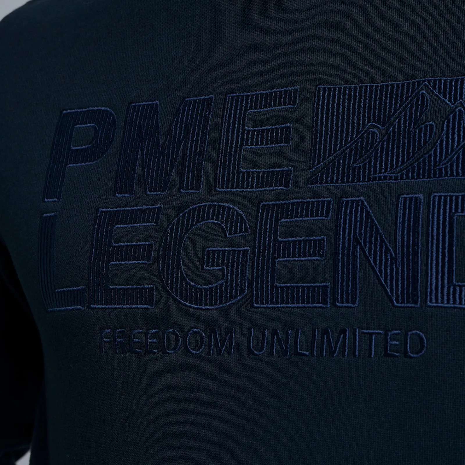 PME Legend Tops*Hoodie In Terry Fabric Blue