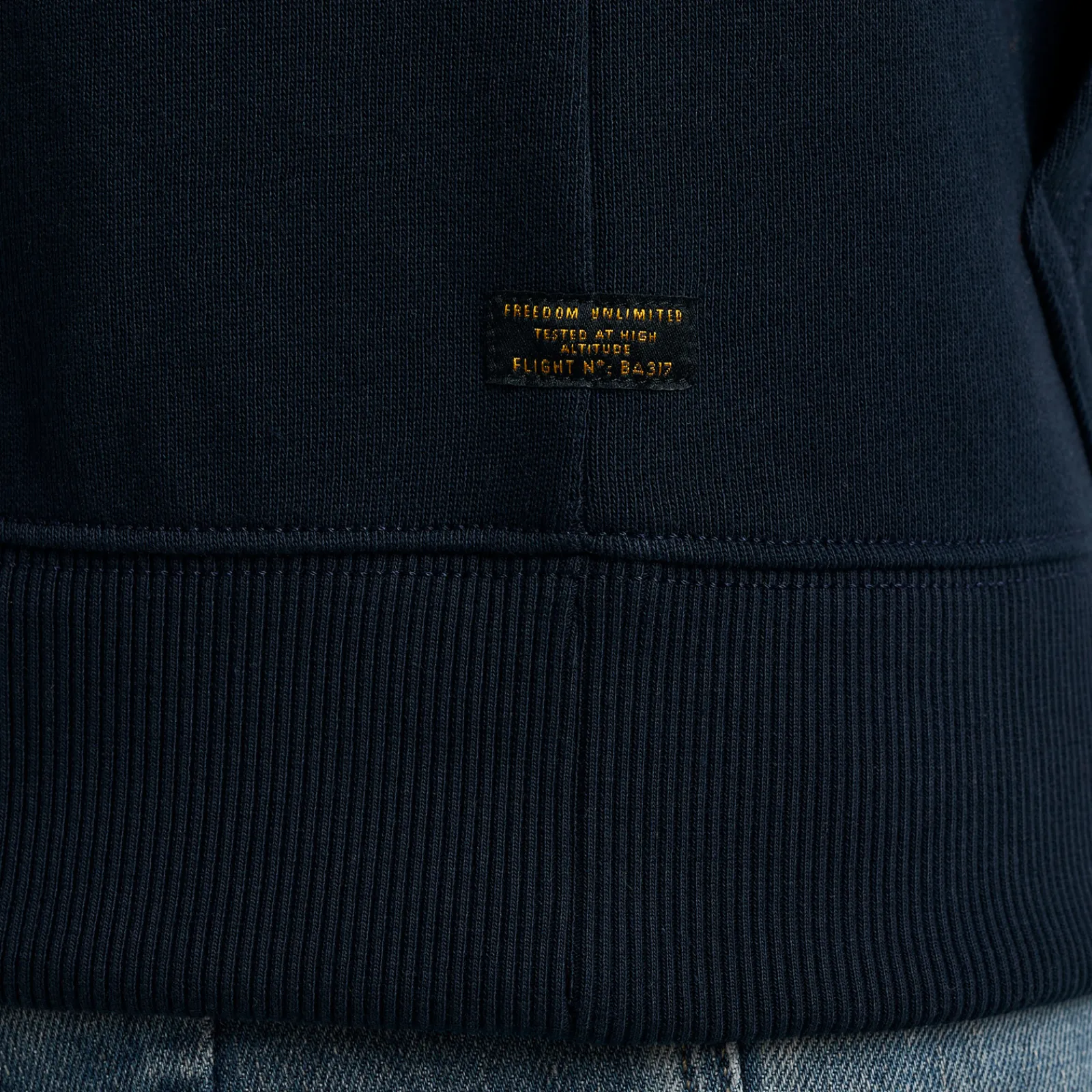 PME Legend Tops*Hoodie In Terry Fabric Blue