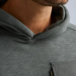 PME Legend Tops*Hoodie In Terry Sweat Fabric Green
