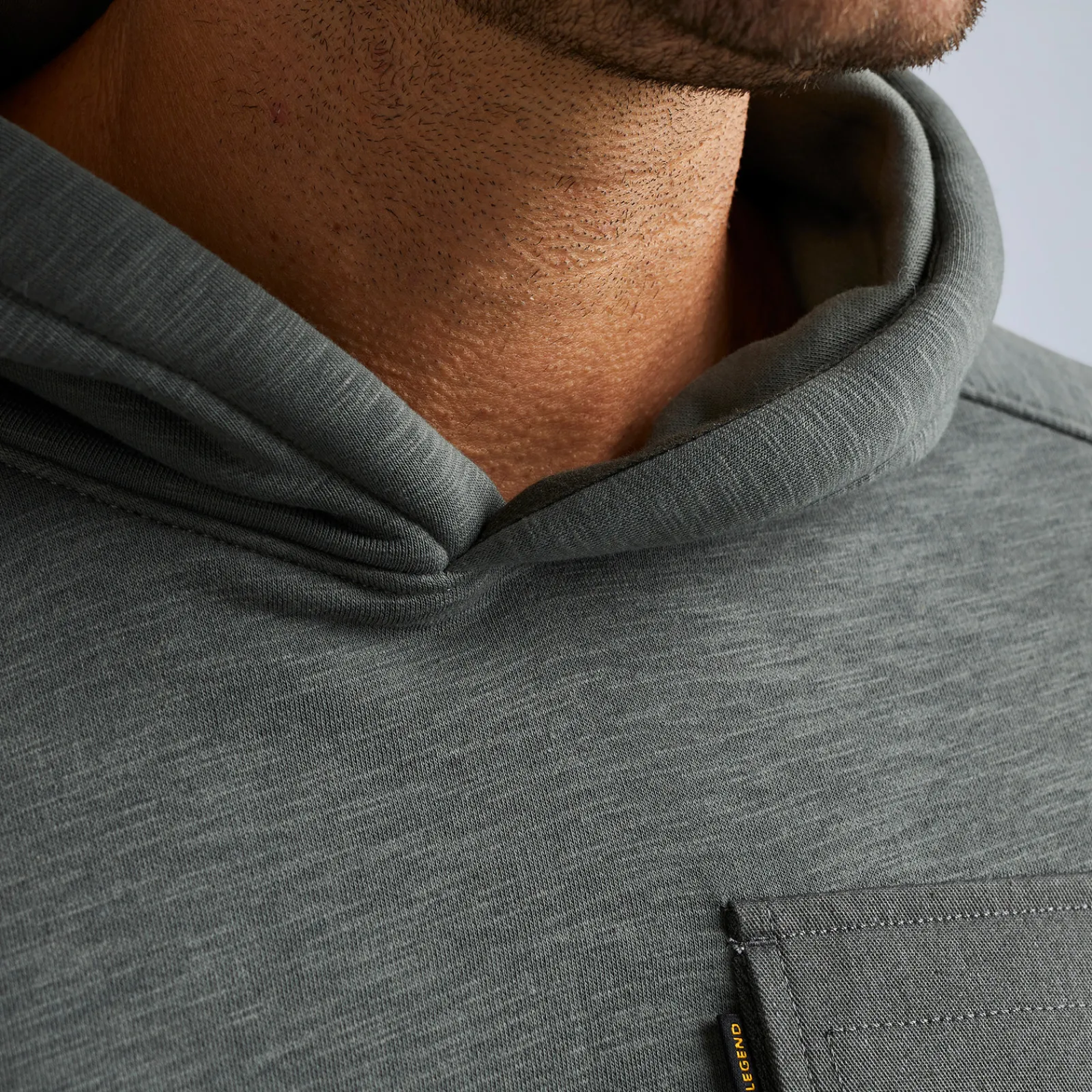 PME Legend Tops*Hoodie In Terry Sweat Fabric Green