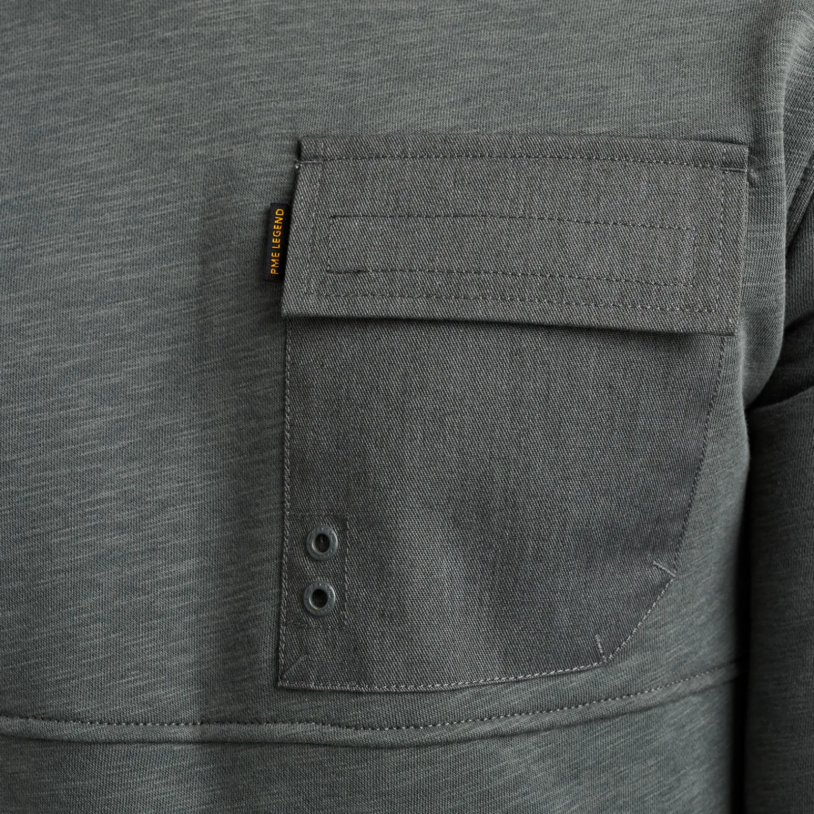 PME Legend Tops*Hoodie In Terry Sweat Fabric Green
