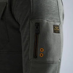 PME Legend Tops*Hoodie In Terry Sweat Fabric Green