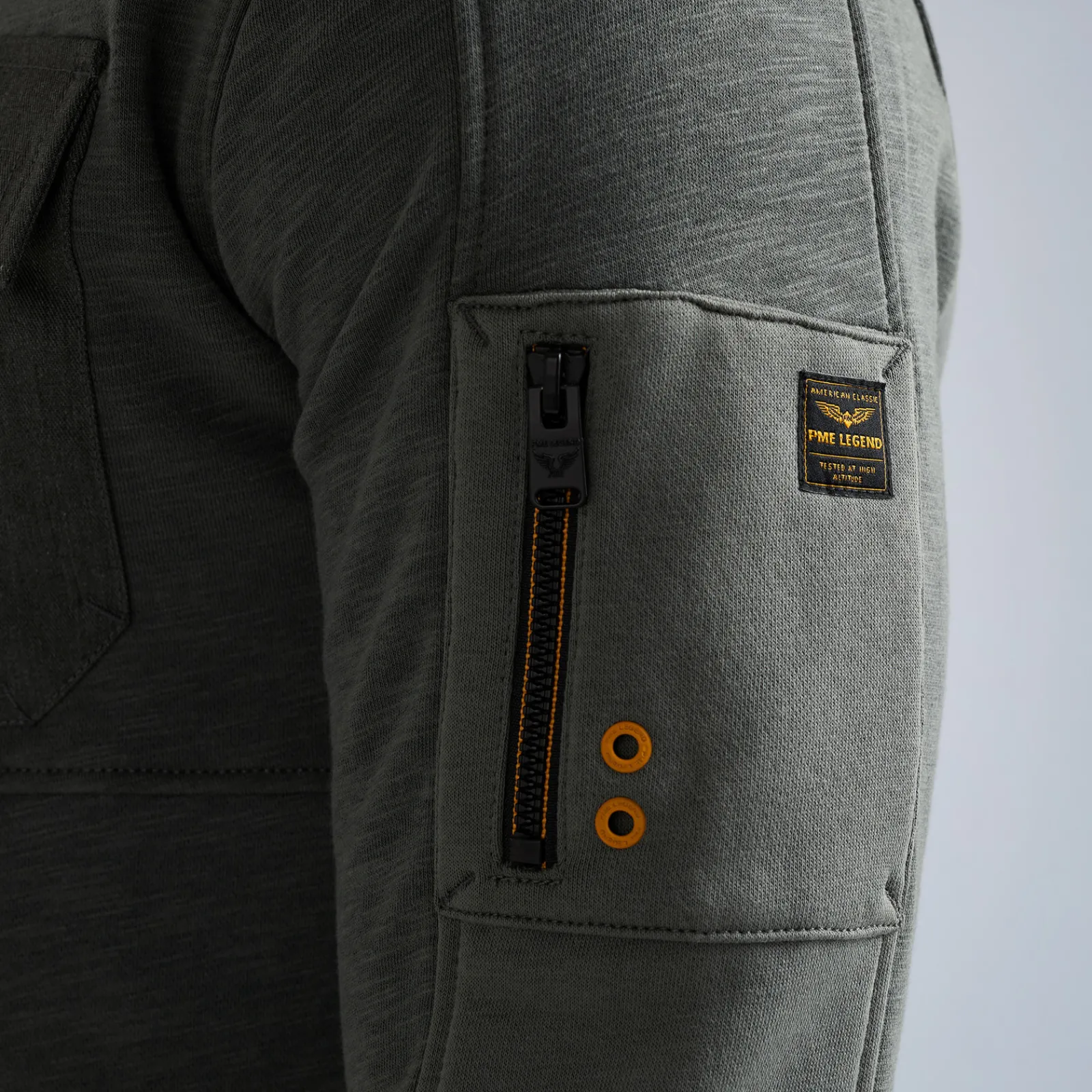 PME Legend Tops*Hoodie In Terry Sweat Fabric Green