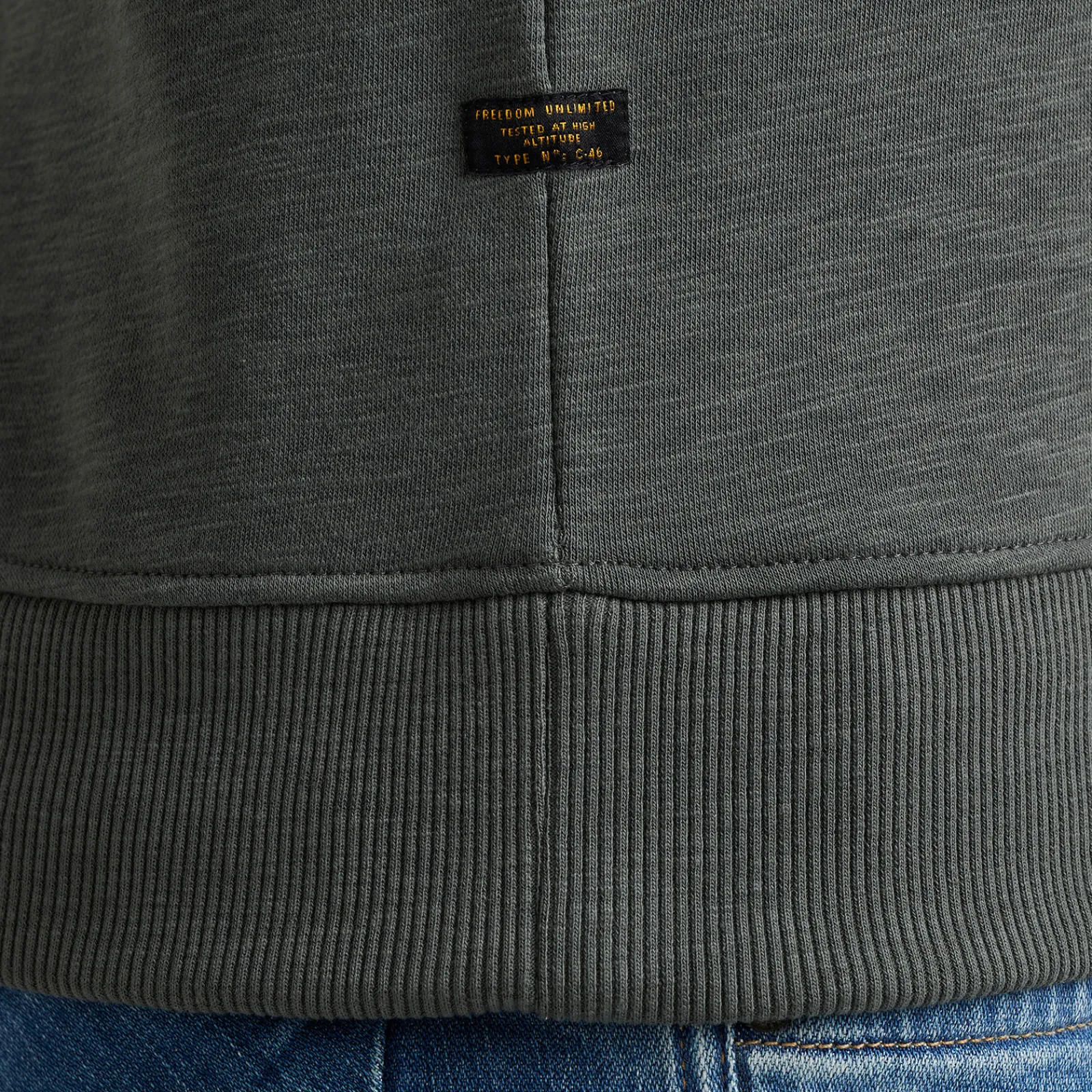 PME Legend Tops*Hoodie In Terry Sweat Fabric Green