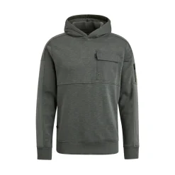PME Legend Tops*Hoodie In Terry Sweat Fabric Green