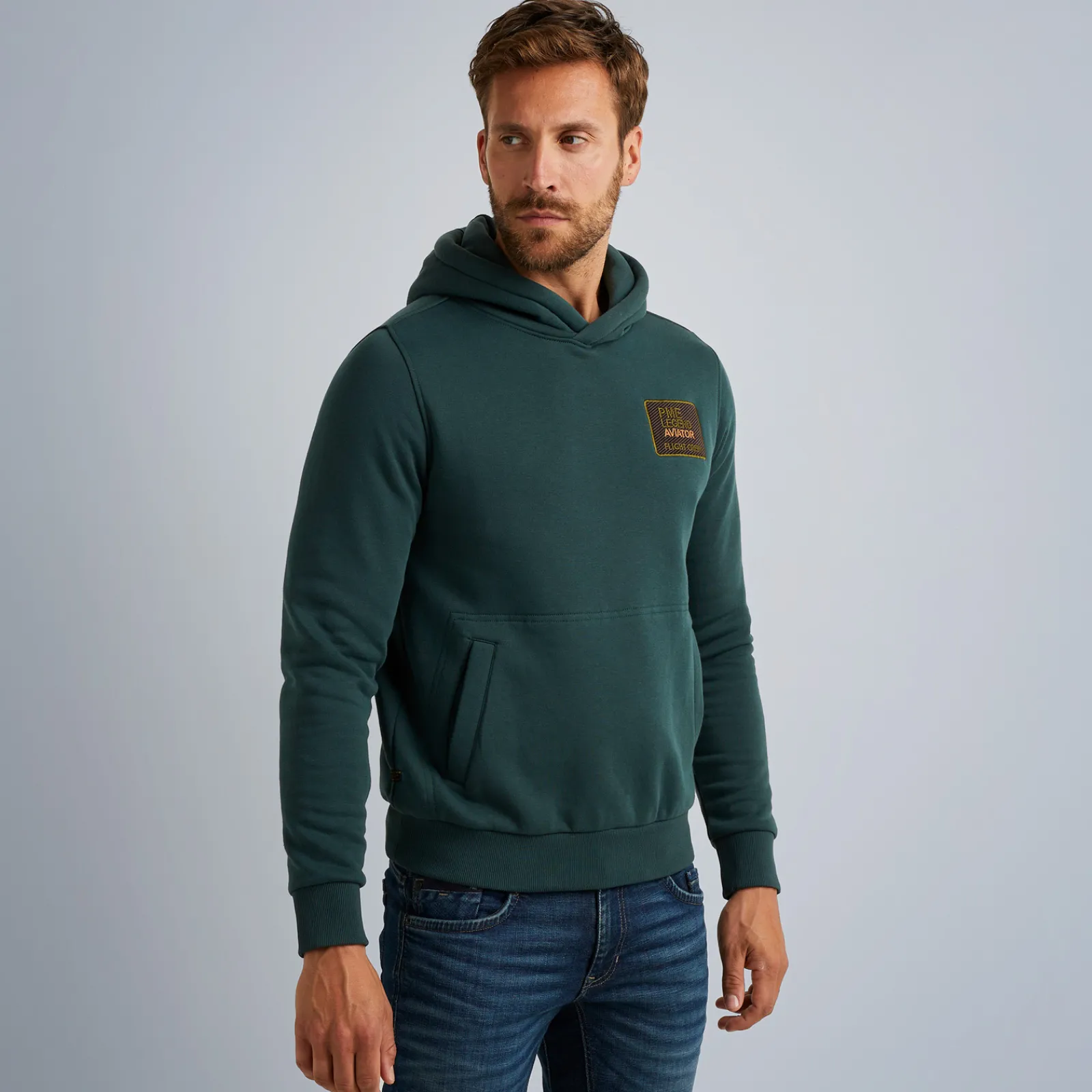PME Legend Tops*Hoodie With Artwork Green