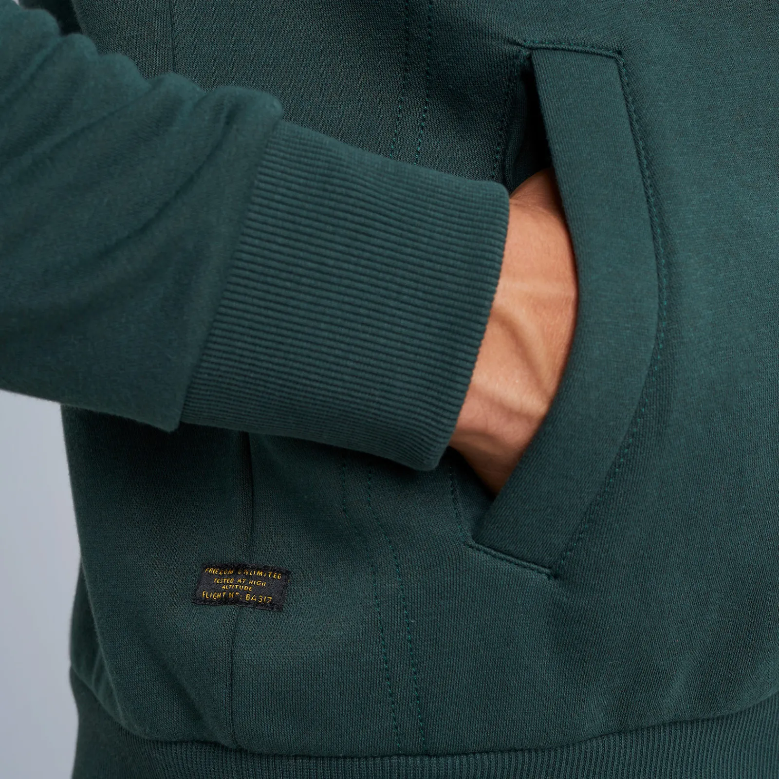 PME Legend Tops*Hoodie With Artwork Green