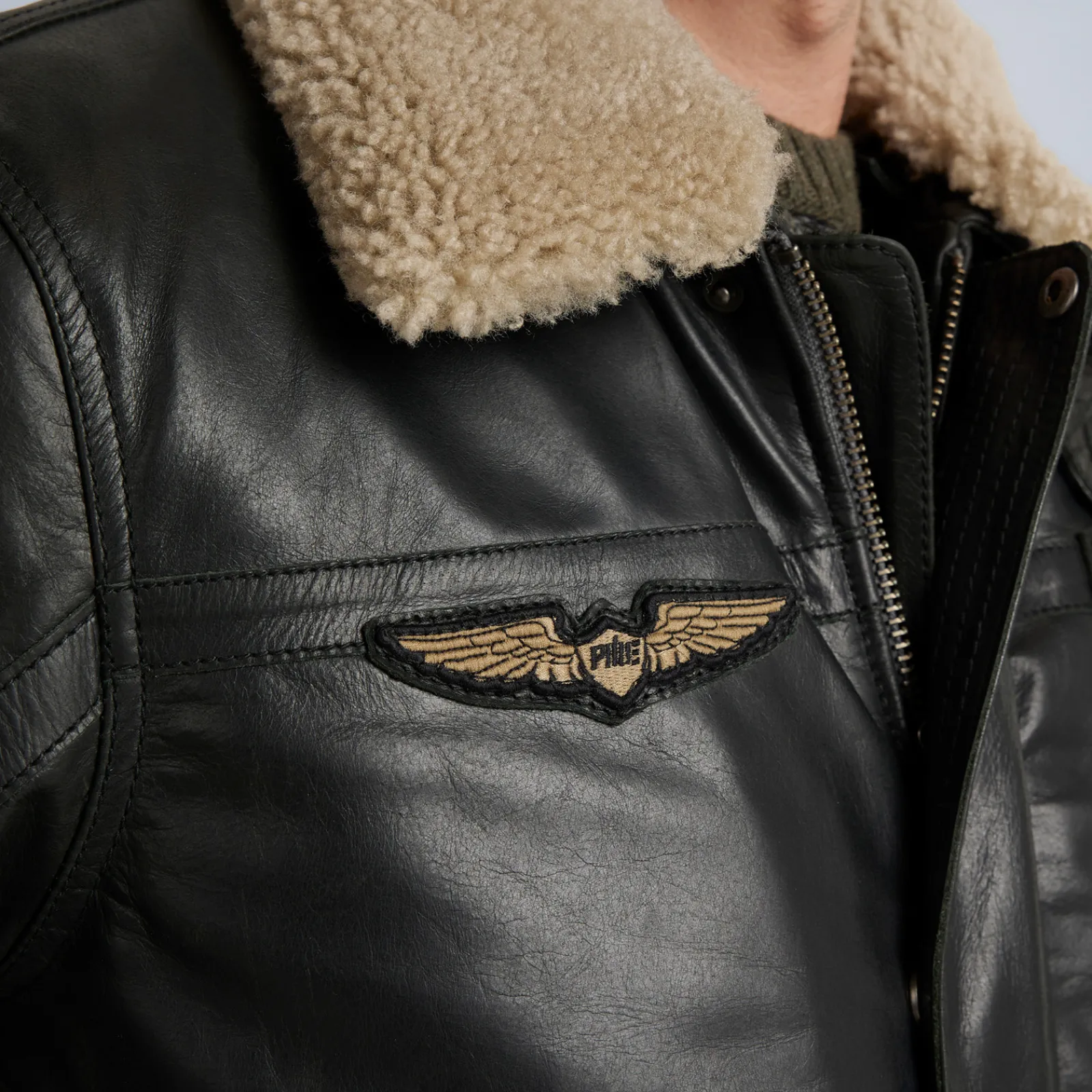 PME Legend Jackets*Hudson Leather Jacket Black