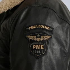 PME Legend Jackets*Hudson Leather Jacket Black