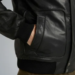 PME Legend Jackets*Hudson Leather Jacket Black