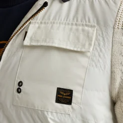PME Legend Tops*Hybrid Jacket With Hood Beige