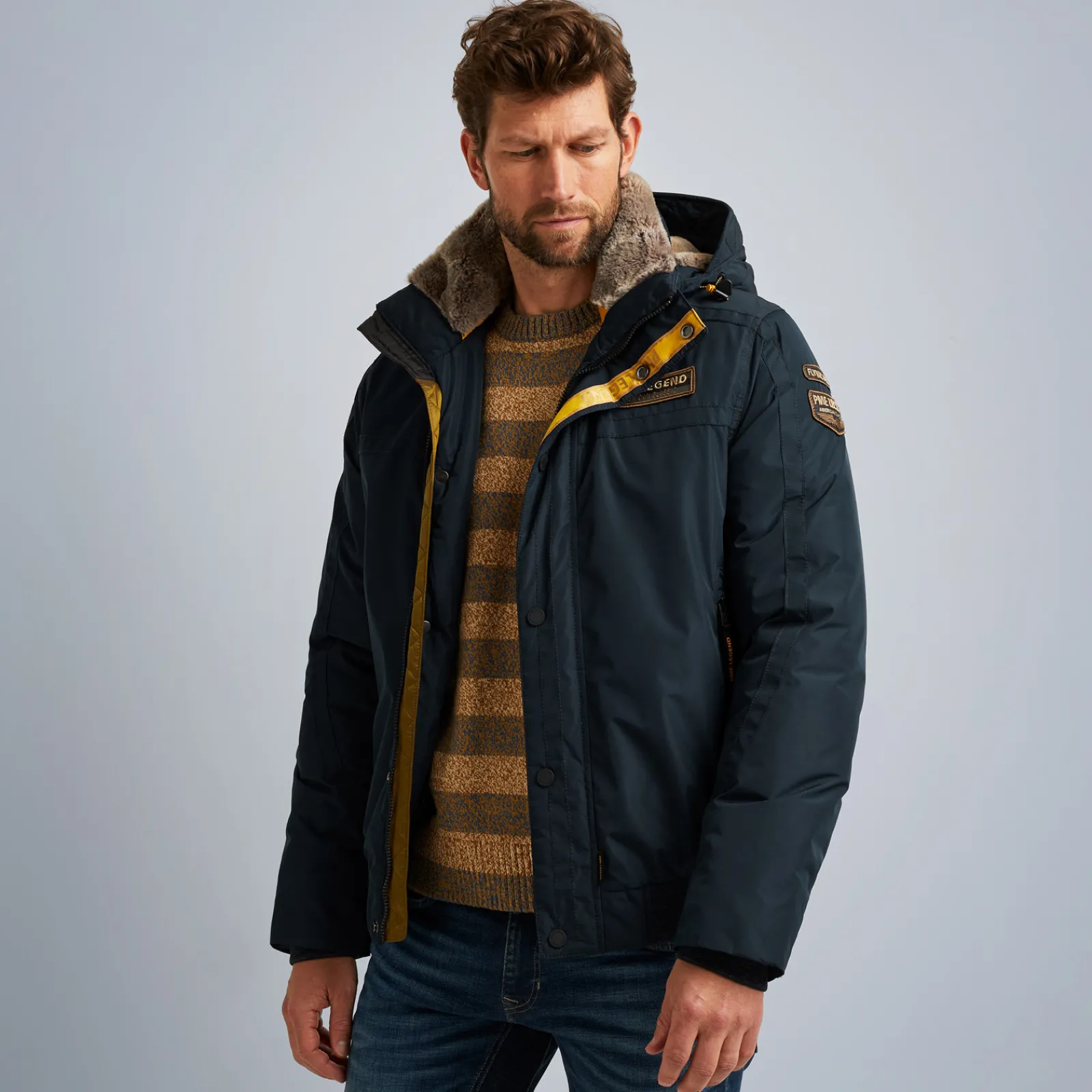 PME Legend Jackets*Ice Striper Jacket Blue