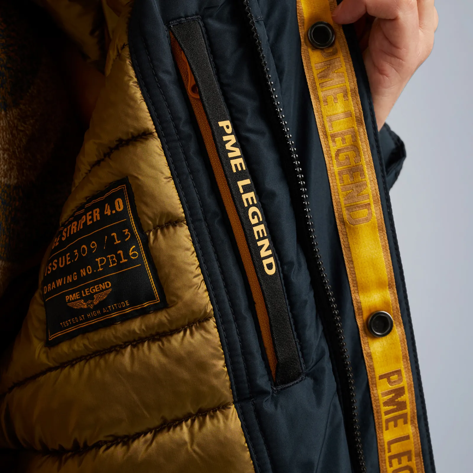 PME Legend Jackets*Ice Striper Jacket Blue