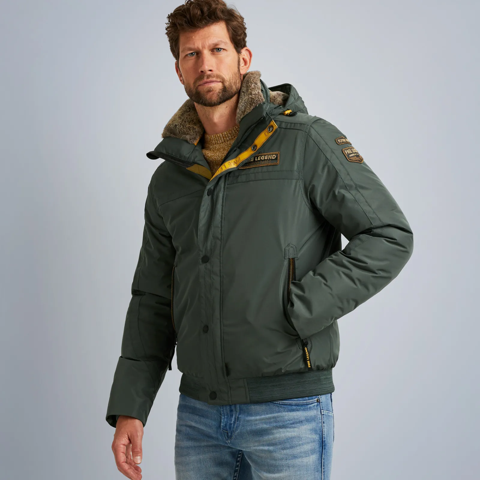 PME Legend Jackets*Ice Striper Jacket Green