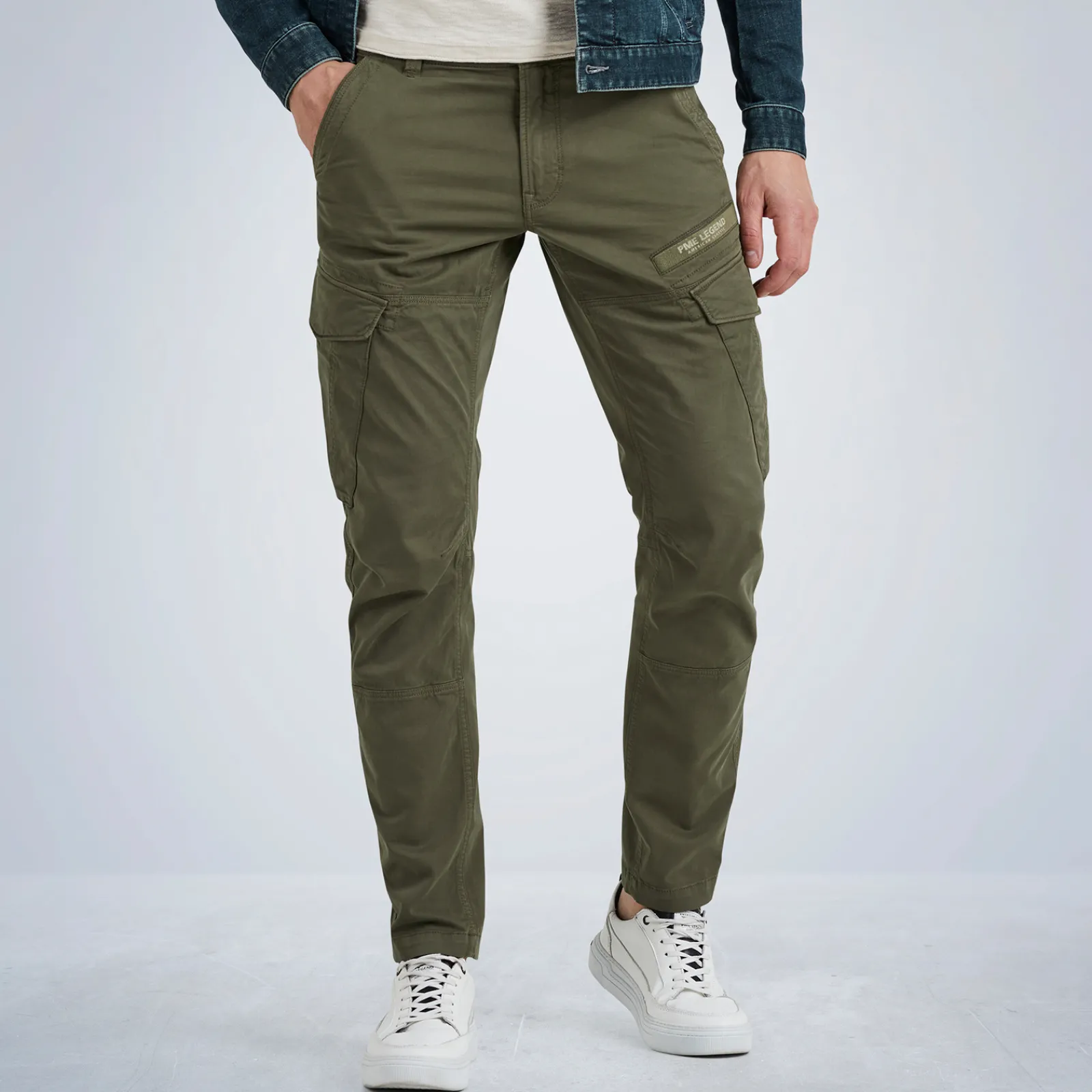 PME Legend Pants*Nordrop Tapered Fit Cargo Pants Green
