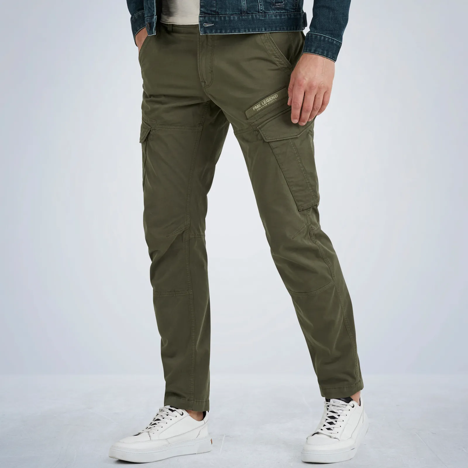 PME Legend Pants*Nordrop Tapered Fit Cargo Pants Green