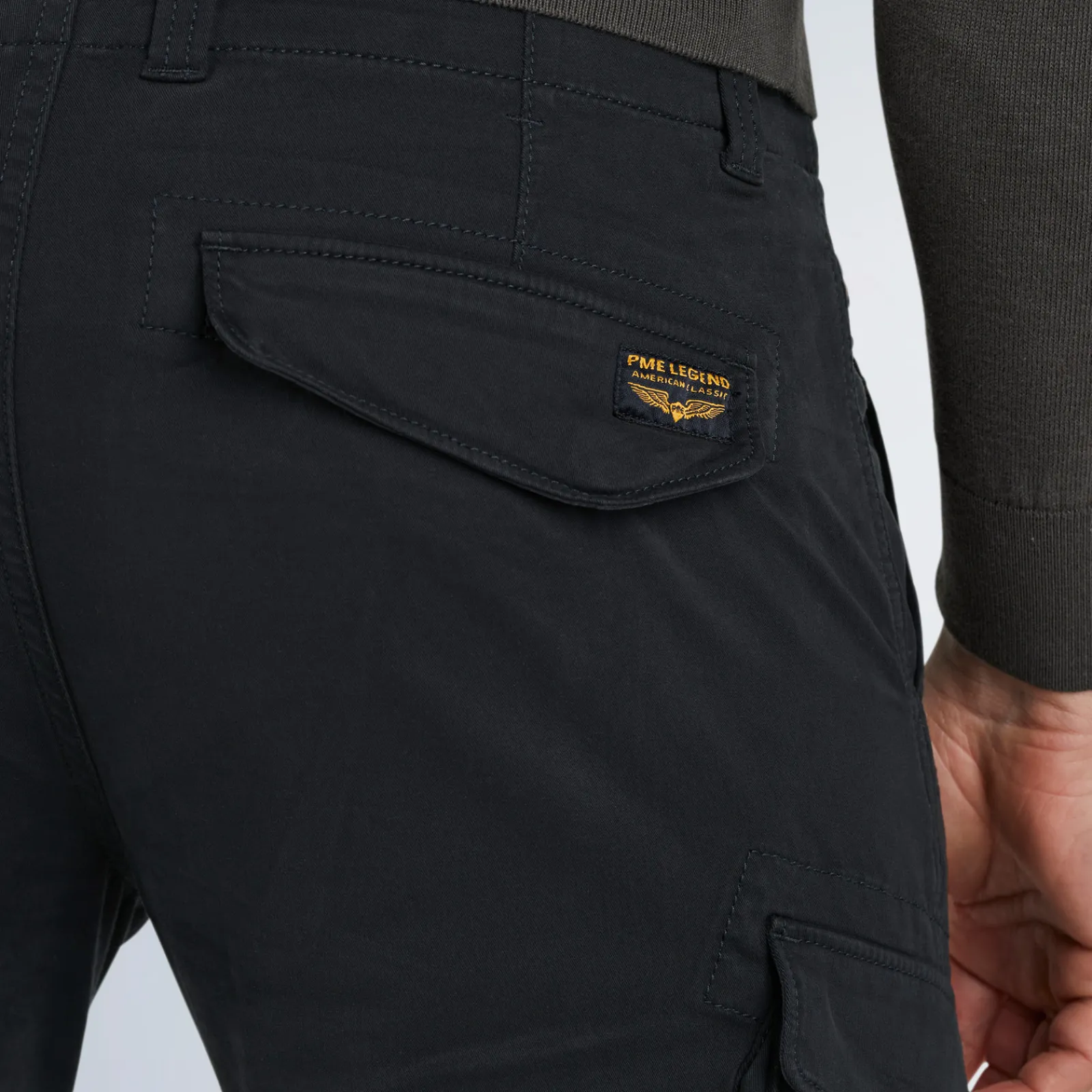 PME Legend Pants*Nordrop Tapered Fit Cargo Pants Black